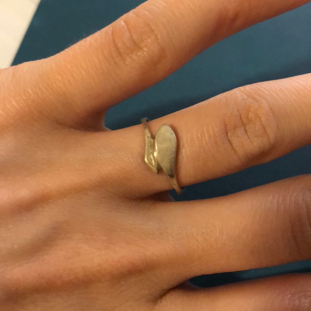 Silver Snake Ring Size 6
